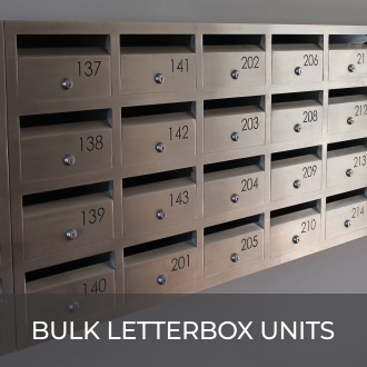 Stainless Steel Bulk Letterboxes